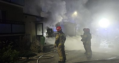 Pożar w bloku. 150 osób ewakuowano