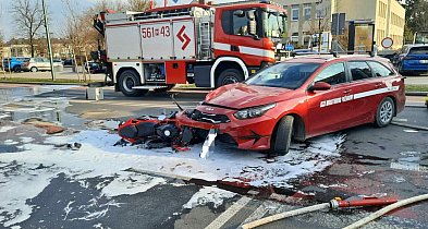 Dramatyczne zderzenie na Chyliczkowskiej!  Ulica zablokowana
