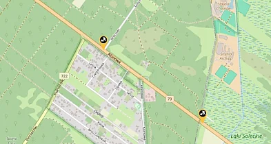 Utrudnienia na drodze krajowej nr 79 – remont nawierzchni i ruch wahadłowy