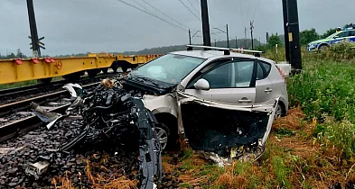 O krok od tragedii na przejeździe kolejowym