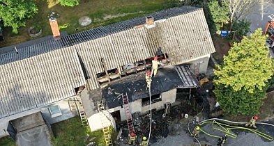 Pożar domu w Mikówcu