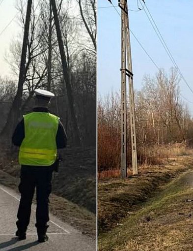 Mandat za nieprawidłowo zabezpieczone prace drogowe w Gołkowie