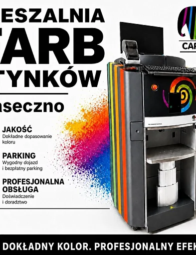Mieszalnia farb i tynków Caparol Piaseczno – profesjonalny dobór kolorów