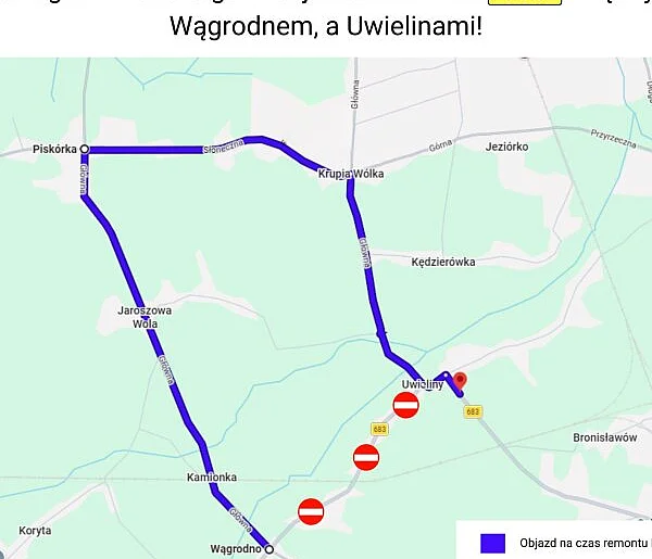 Rozpoczyna się remont DW 683 w gminie Prażmów. Utrudnienia potrwają do 2027 roku