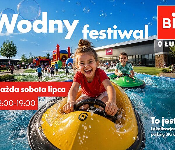 Wodny Festiwal w BIG Łubna w każdą sobotę lipca