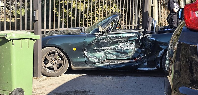 Wypadek na Chyliczkowskiej w Piasecznie! Jedna osoba trafiła do szpitala