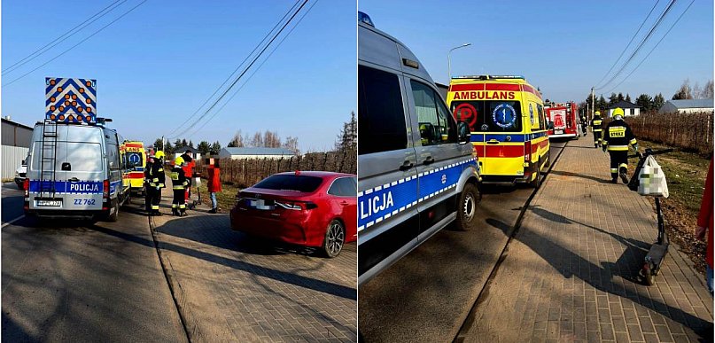 Hulajnogista uderzył w samochód