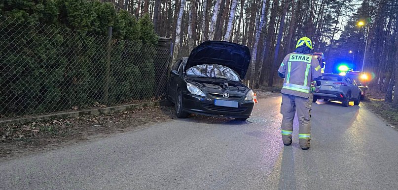 Zderzenie dwóch aut