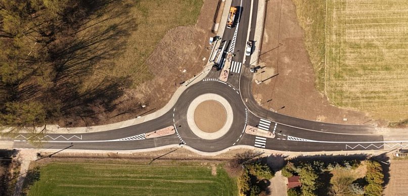 Nowe rondo otwarte dla kierowców od poniedziałku