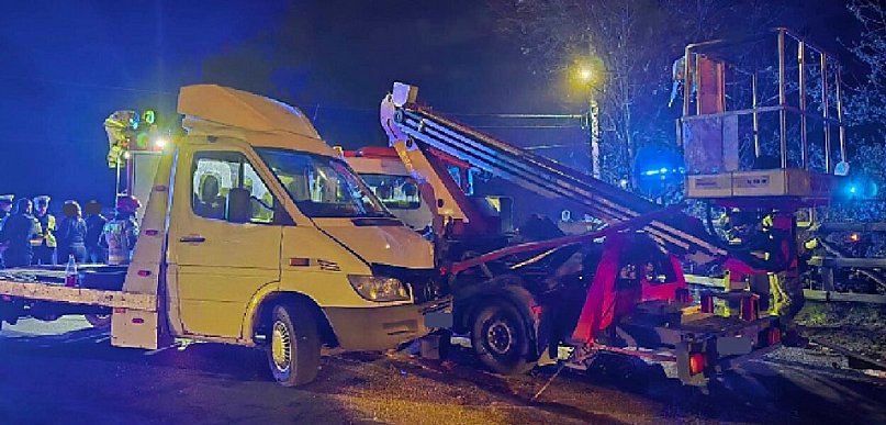 Niebezpieczna kolizja w Woli Wągrodzkiej.
