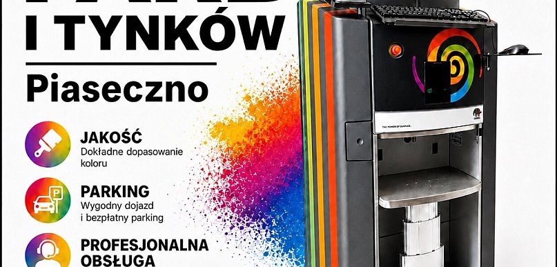Mieszalnia farb i tynków Caparol Piaseczno – profesjonalny dobór kolorów