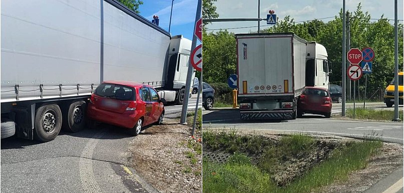 Chciała wyprzedzić skręcającą ciężarówkę. Wpadła pod naczepę