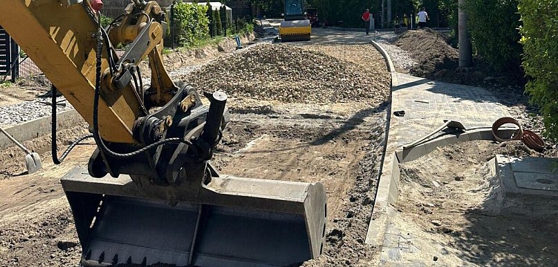 Trwa przebudowa ul. Elektrycznej