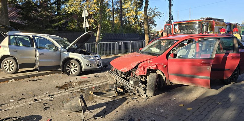 Wypadek, droga zablokowana - 109395