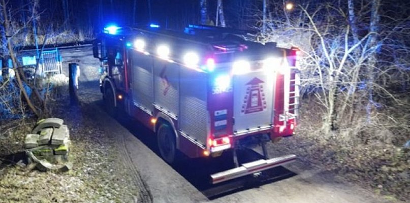 Pożar domku letniskowego - 110650