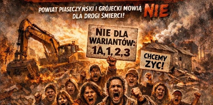 Mieszkańcy Prażmowa przeciw wariantom obwodnicy