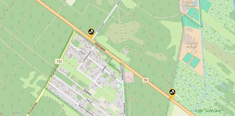 Utrudnienia na drodze krajowej nr 79 – remont nawierzchni i ruch wahadłowy