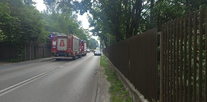 Droga zablokowana! Potrącenie chłopca na hulajnodze