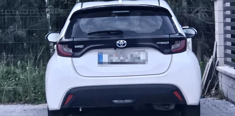 Jedna kontrola, dwa trafienia. Poszukiwana Toyota i poszukiwany kierowca
