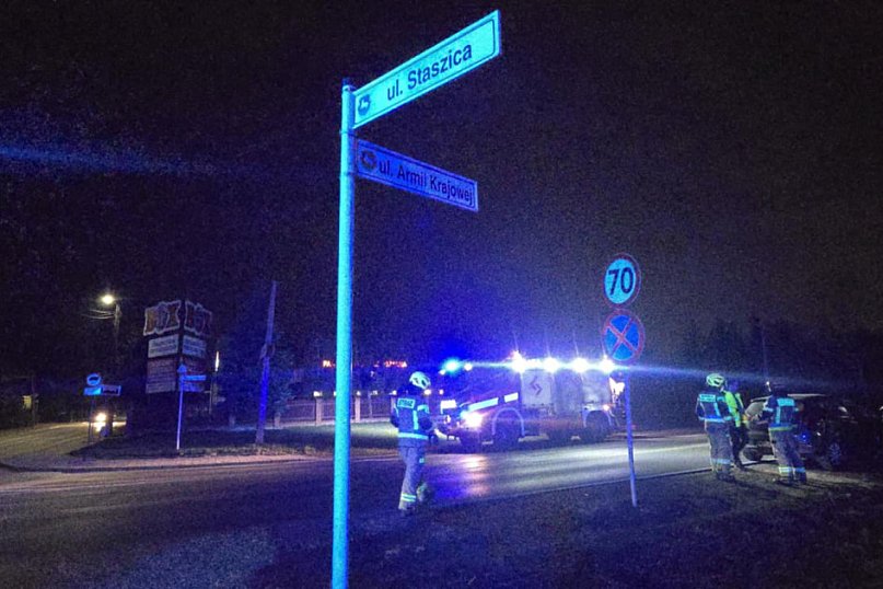 Kurier gnał na łeb na szyję