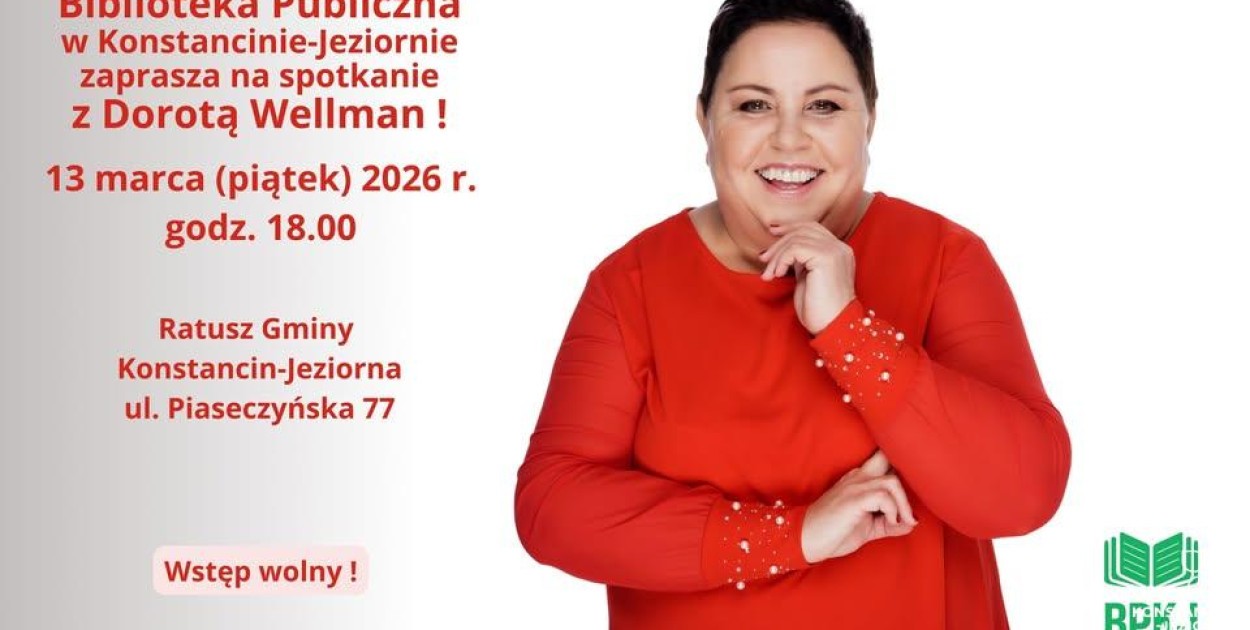 Spotkanie z Dorotą Wellman w Konstancinie