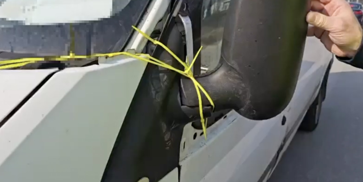 Złomek zatrzymany przez policję