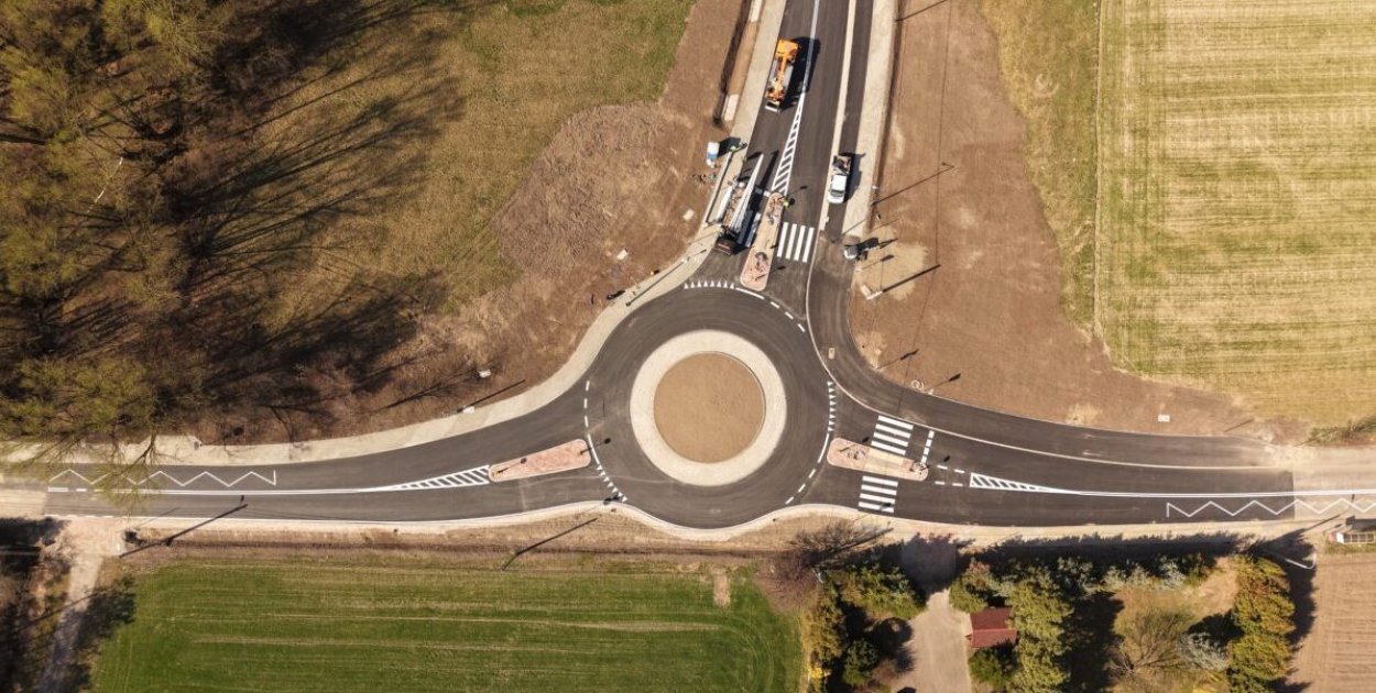 Nowe rondo otwarte dla kierowców od poniedziałku