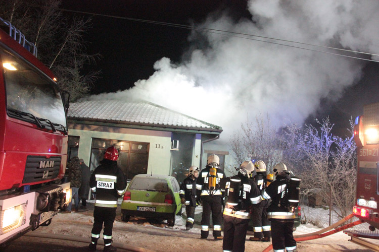W akcji gaśniczej wzięło udział 26 strażaków