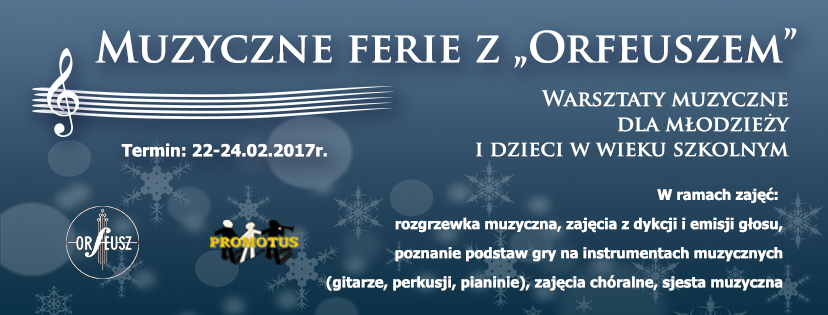 Muzyczne ferie z Orfeuszem