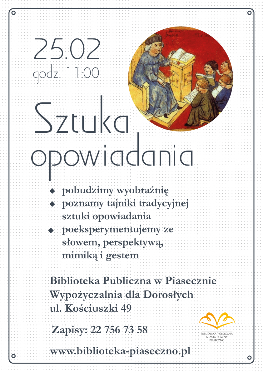 Warsztaty Sztuka Opowiadania