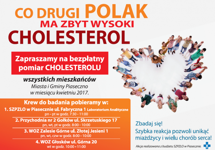 Zbadaj cholesterol za darmo