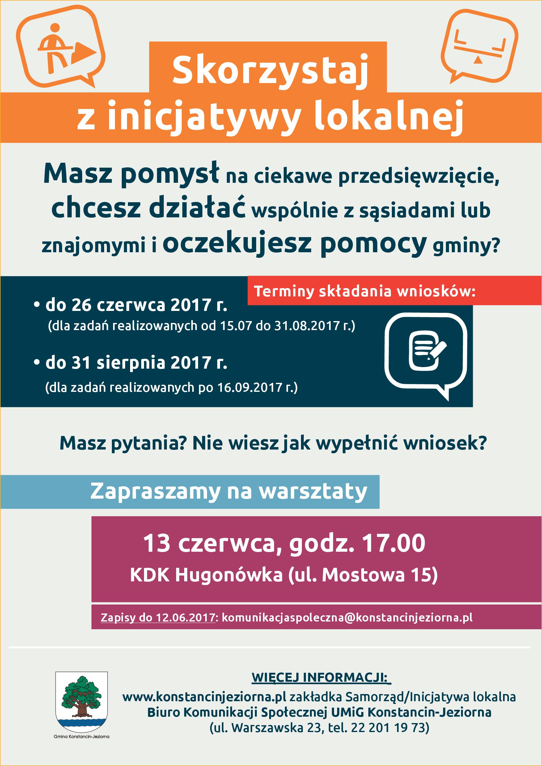 Dowiedz się, jak skorzystać z inicjatywy lokalnej