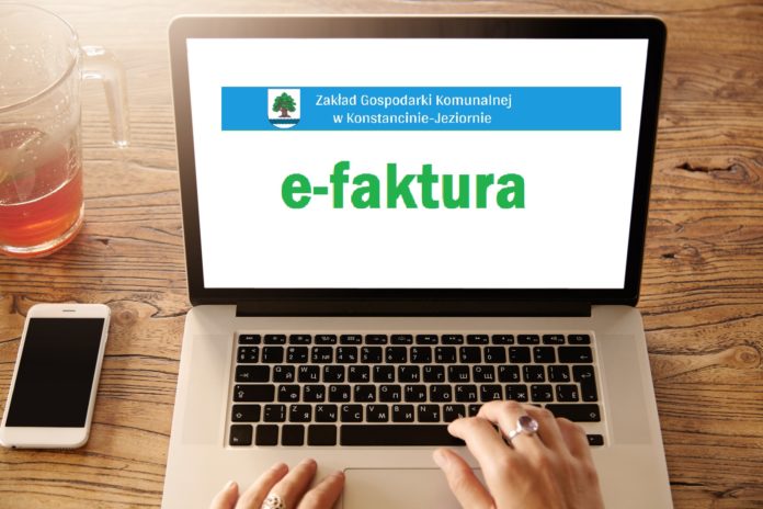 E-faktura dostępna w ZGK Konstancin-Jeziorna